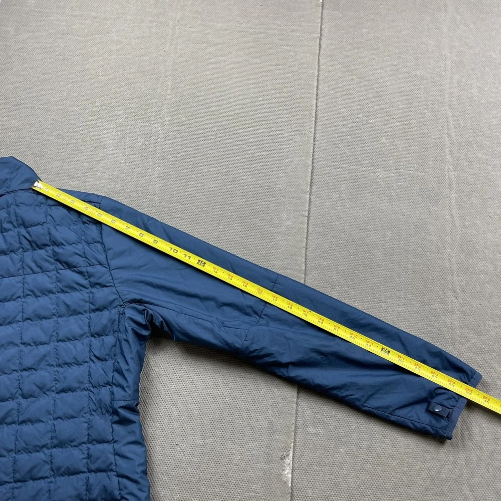 North Face Jacket‎ Womens Medium Blue Thermoball Eco Quilted Insulated Outdoor